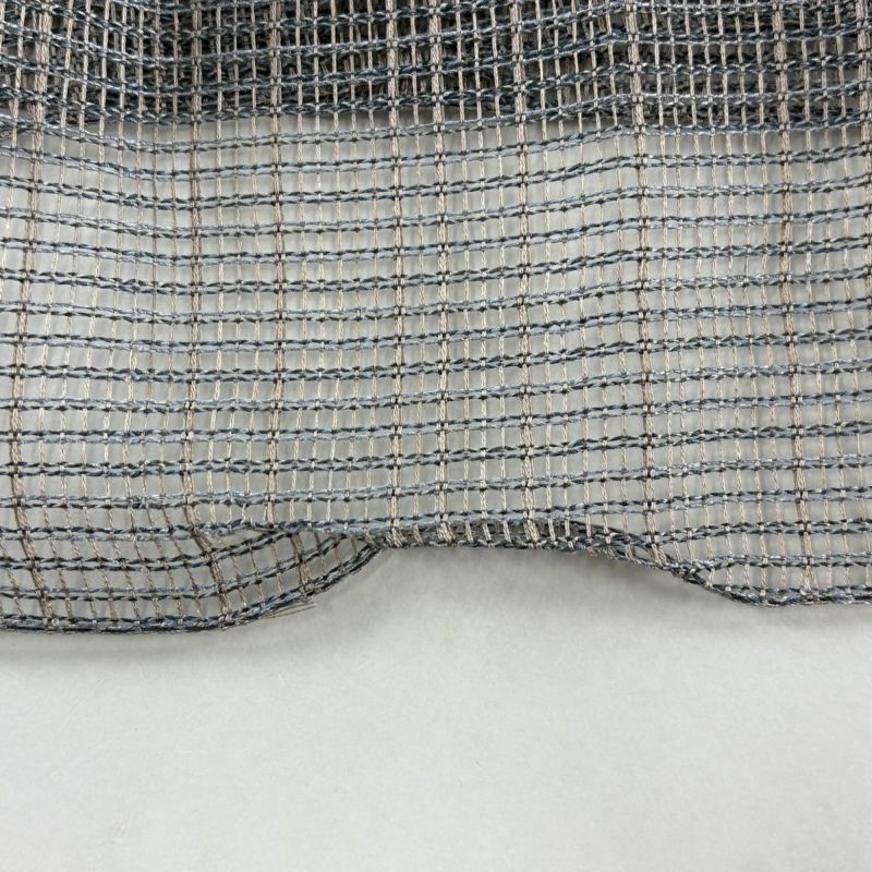 名古屋帯 美品 秀品 夏帯 羅 八寸名古屋帯 松葉仕立て 幾何学
