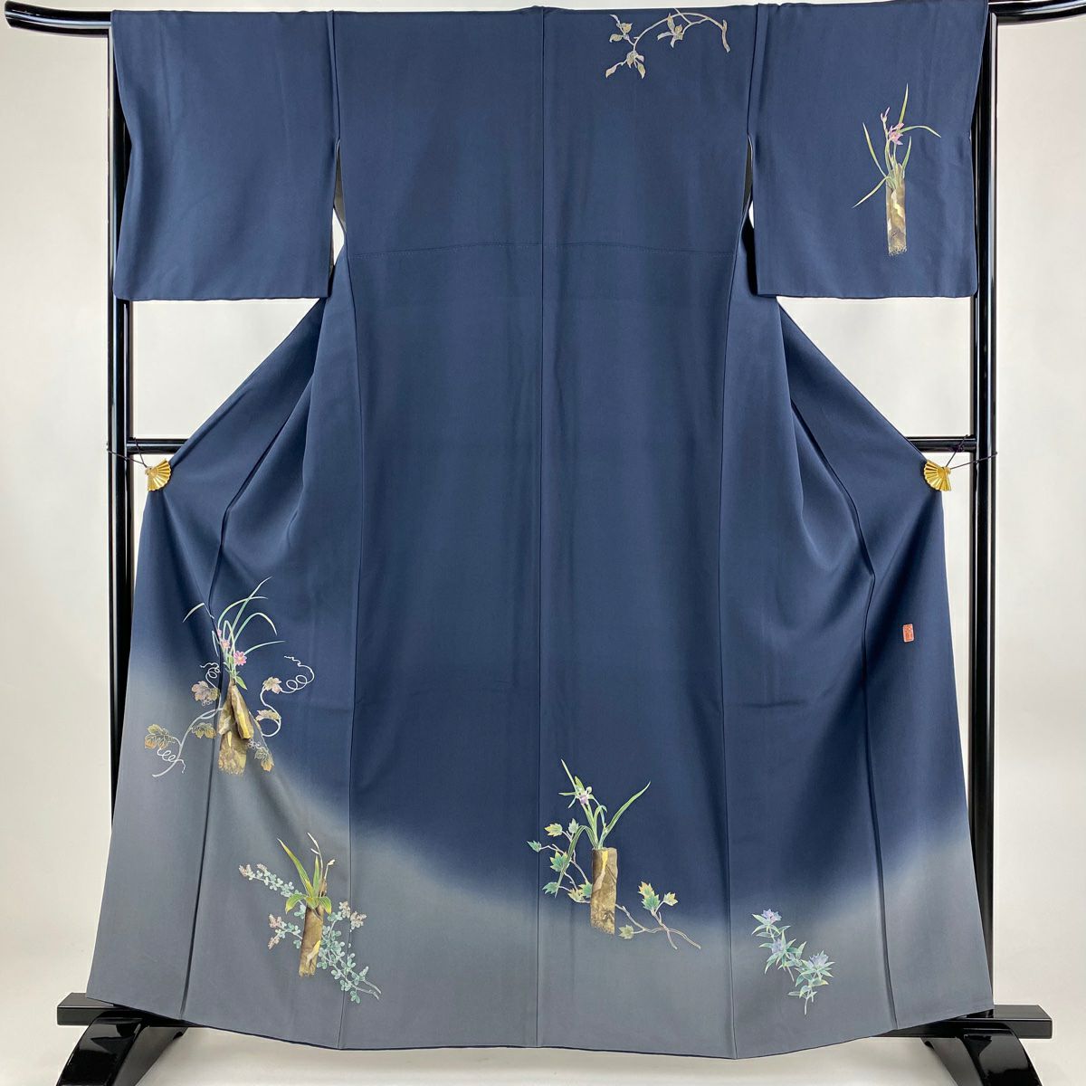 袋帯 美品 逸品 誉田屋源兵衛 落款あり リバーシブル 関西仕立て 袋帯 美品 逸品 誉田屋源兵衛 落款あり リバーシブル 関西仕立て