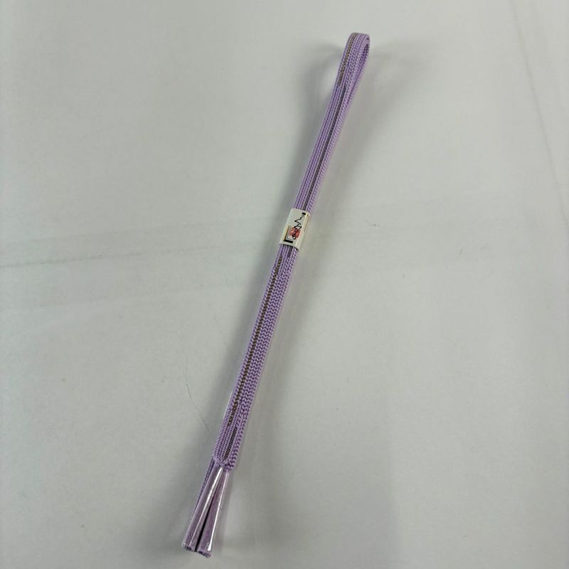 美品】帯締め 優品 フォーマル 金糸 薄紫 正絹 和装小物｜中古・古着