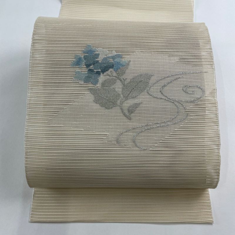 お歳暮 時期 秀品 美品 名古屋帯 夏帯 トンネル 松葉仕立て 八寸名古屋帯 絽 着物・浴衣