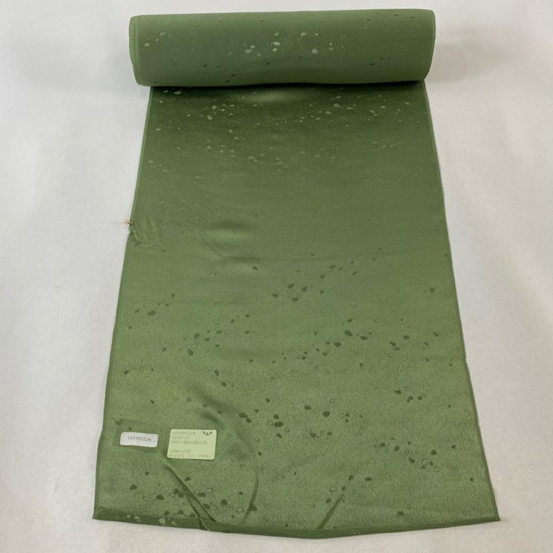 反物 秀品 色無地 地紋 薄茶色 正絹 中古 : リユースセレクト