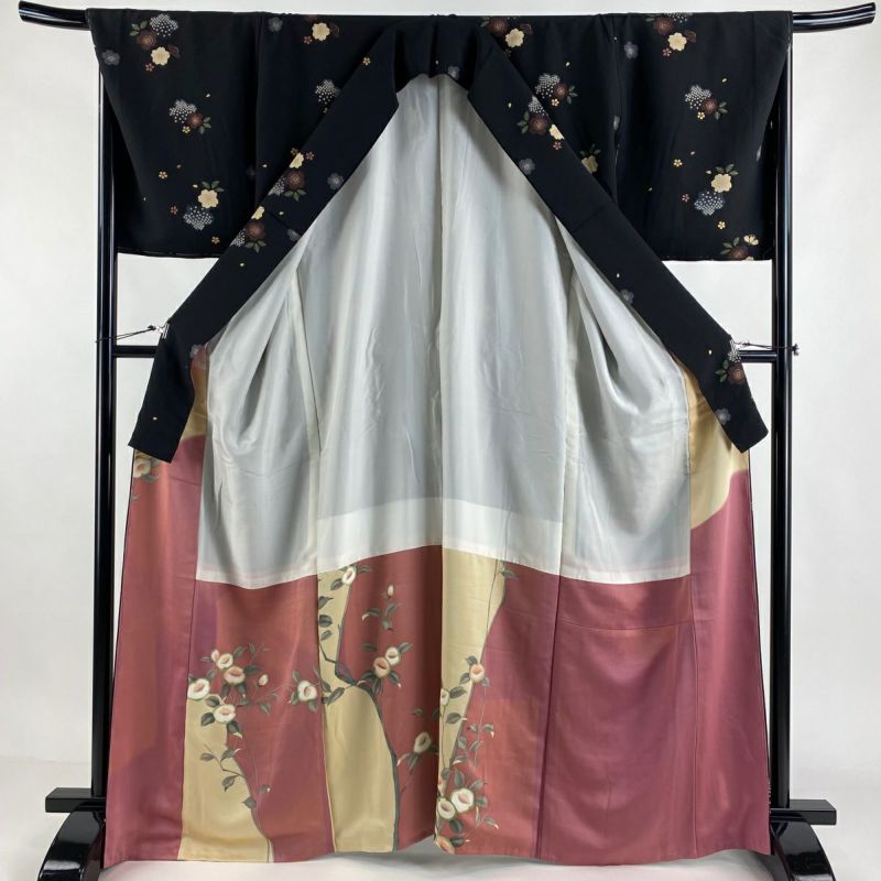 美品】紋紗 裄67㎝ 身丈164㎝ 濃パープル - メルカリ