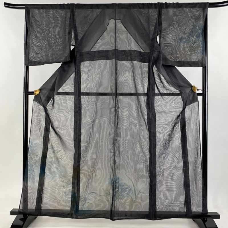 単衣【トールサイズ】未使用【極上逸品】手描き 金彩友禅訪問着4