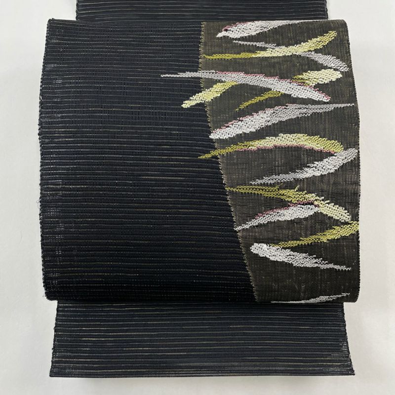 新品 名古屋帯 トンネル仕立て 絽 夏帯 八寸名古屋帯 松葉仕立て 優品 着物・浴衣