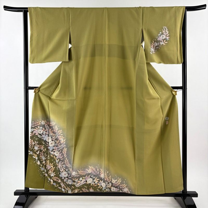 美品】 付下げ 身丈157cm 裄丈64.5cm M 袷 翠山工房 やまと 落款あり