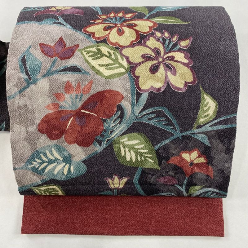 名古屋帯 美品 秀品 正絹 【中古】（名古屋帯 美品 秀品 松 金糸