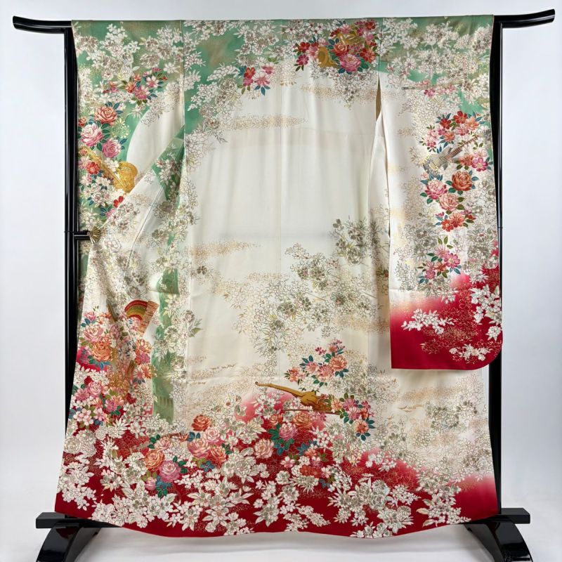 正絹黒留袖 谷崎潤一郎の世界 刺繍 金彩 ⑥( 訪問着、紬、袋帯