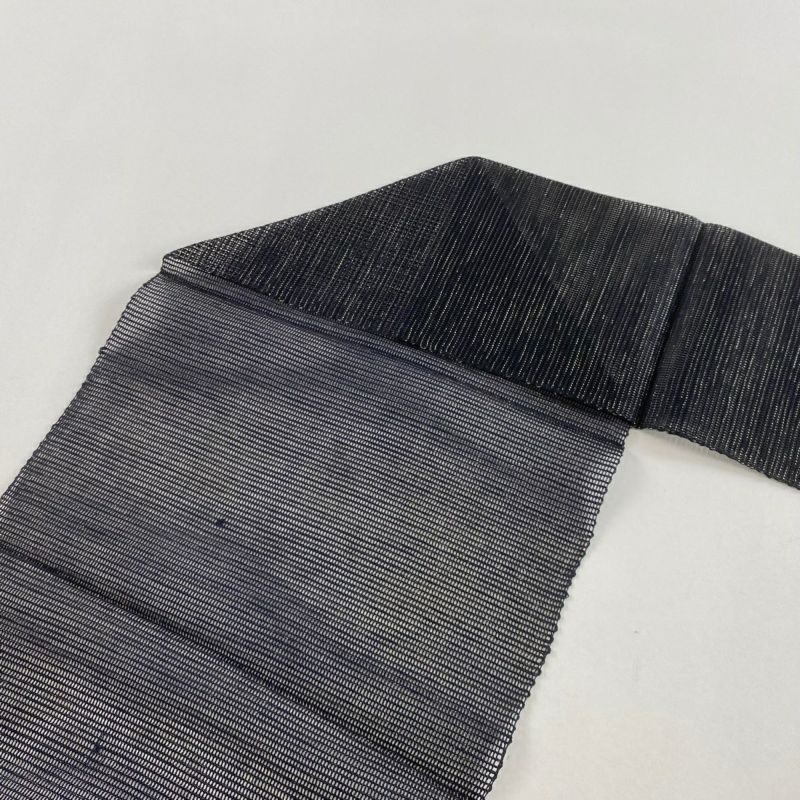 名古屋帯 美品 名品 夏帯 絽 八寸名古屋帯 松葉仕立て 幾何学