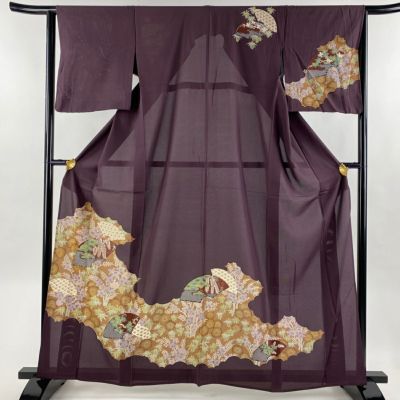 楽天市場】【新古品】 紬 訪問着 着物 正絹 袷 洒落訪問着 先