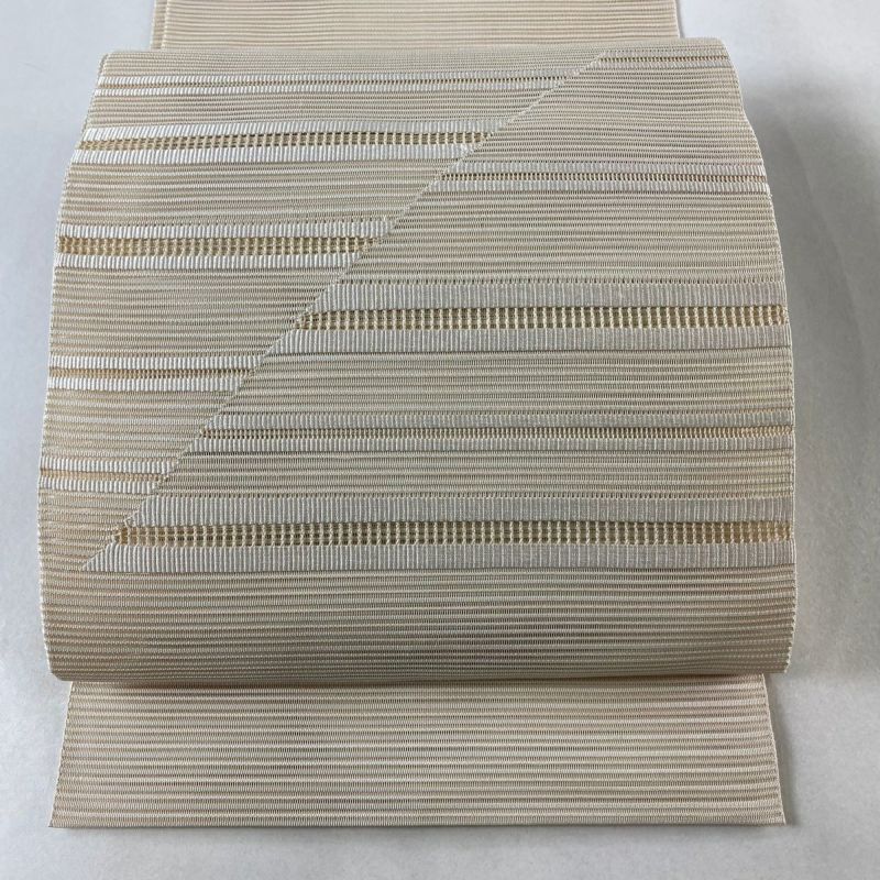 名古屋帯 名品 夏帯 八寸名古屋帯 松葉仕立て やまと 葉と実 金