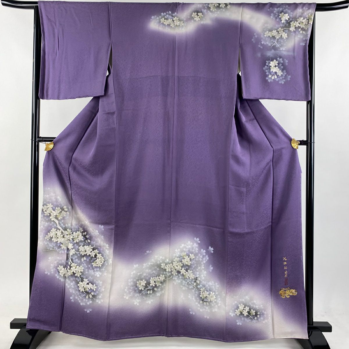 D495 訪問着　辻ヶ花　金通し　正絹　着物　袷　美品 楽天市場】【中古】 訪問着 リサイクル 着物 正絹 袷 フォーマル
