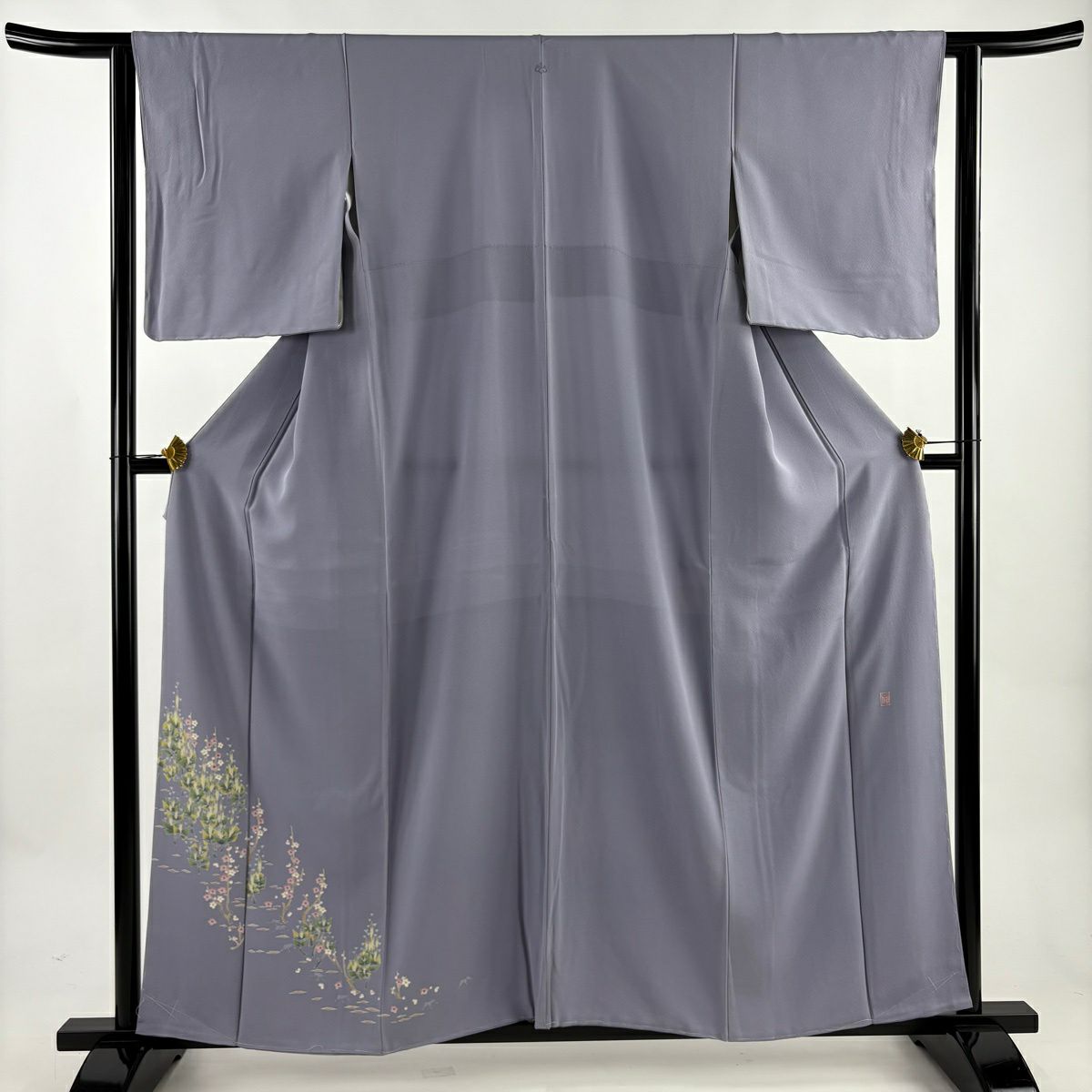 付下げ 身丈162cm 裄丈67cm M 袷 岡本幸治 加賀友禅 やまと 落款あり