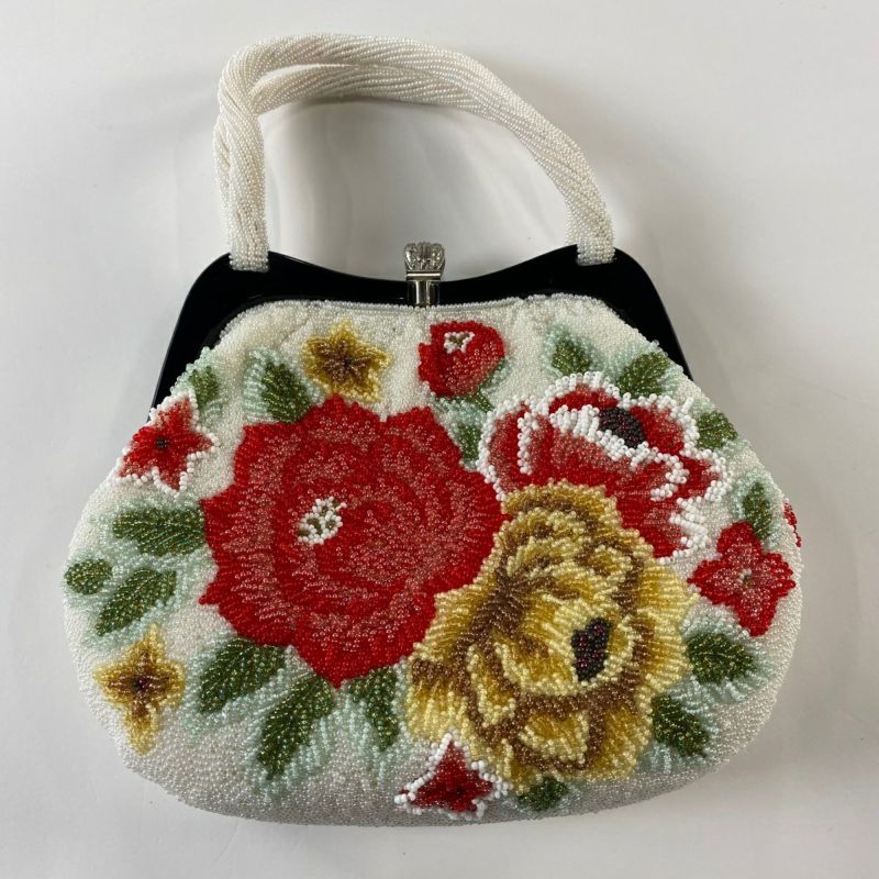 BA03【美品】ビーズ ビーズバッグ 和装 洋装 結婚式 パーティー エスニック Amazon.co.jp: ビーズバッグ ビーズ 和装小物 パーティバッグ
