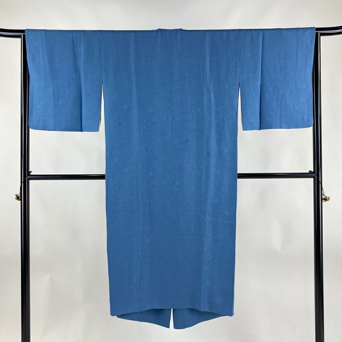 在庫一掃】 道中着 身丈96.5cm 裄丈66.5cm M 和装コート 幾何学 赤茶  