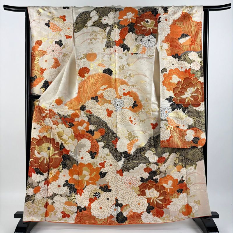 振袖 身丈161.5cm 裄丈64cm 正絹 美品 名品 【中古】の通販 by
