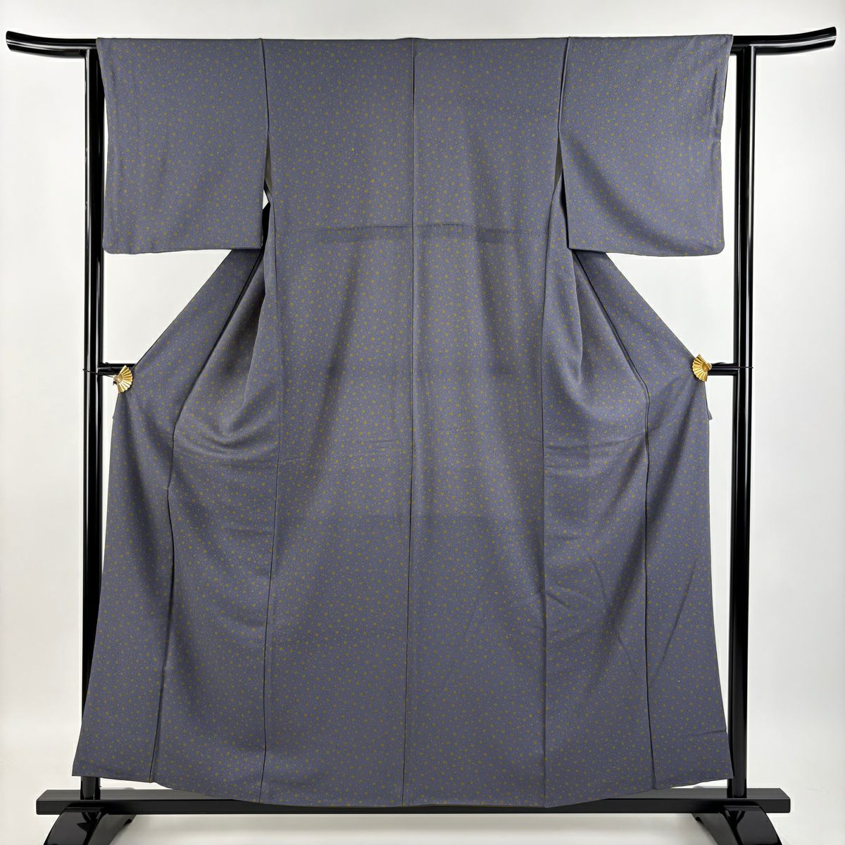 30%OFF 【美品】和装バッグ 逸品 OKAJIMA 花唐草 金彩 金茶 正絹 和装