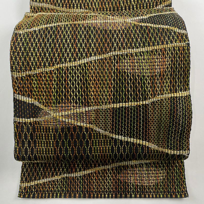 58000円正絹刺繍名古屋帯松葉仕立て着物一蔵