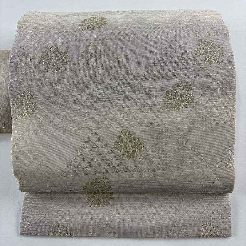 楽天市場】【新古品】 袋帯 未使用 正絹 輪奈織 刺し子風 全通