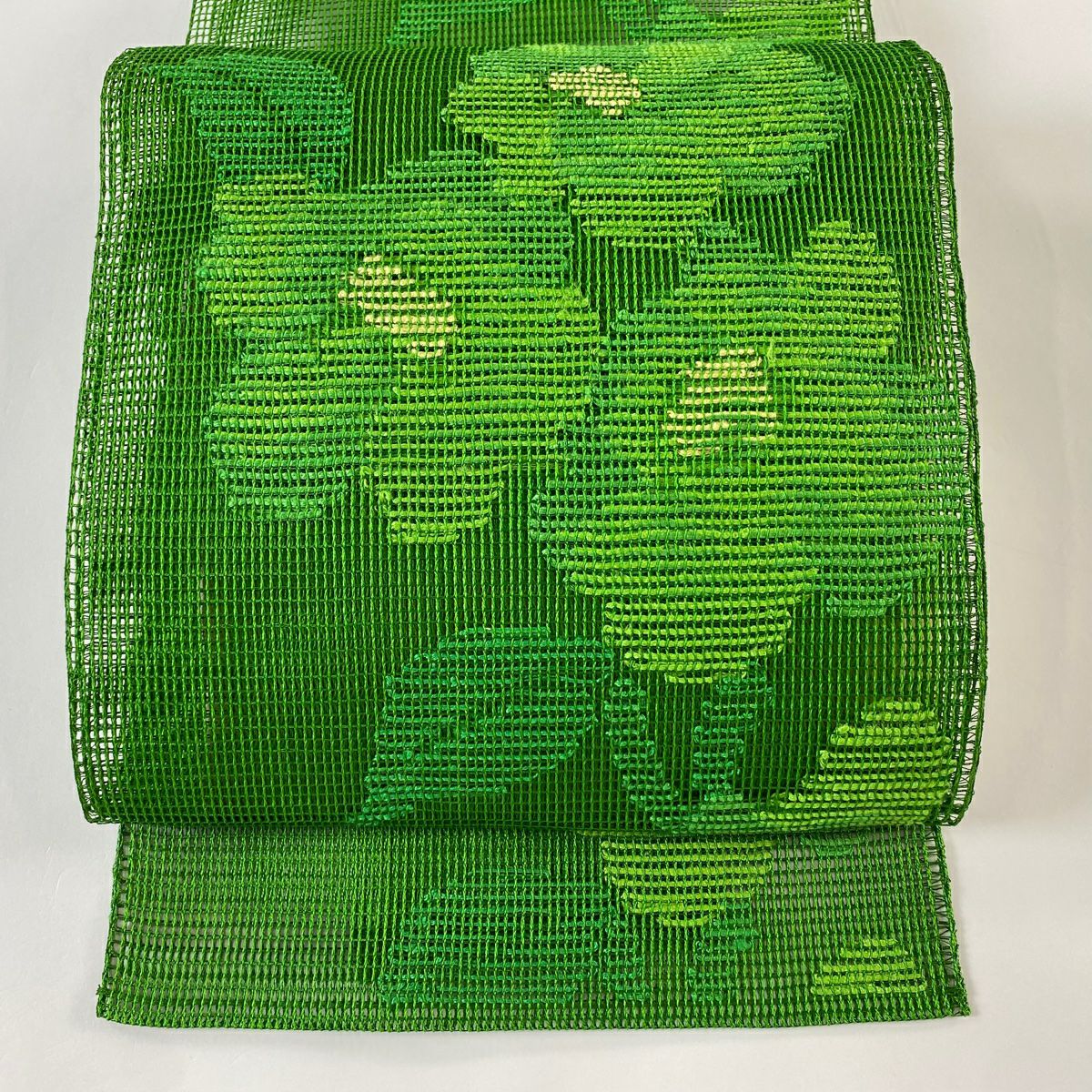 30％OFF 名古屋帯 美品 秀品 夏帯 羅 八寸名古屋帯 松葉仕立て