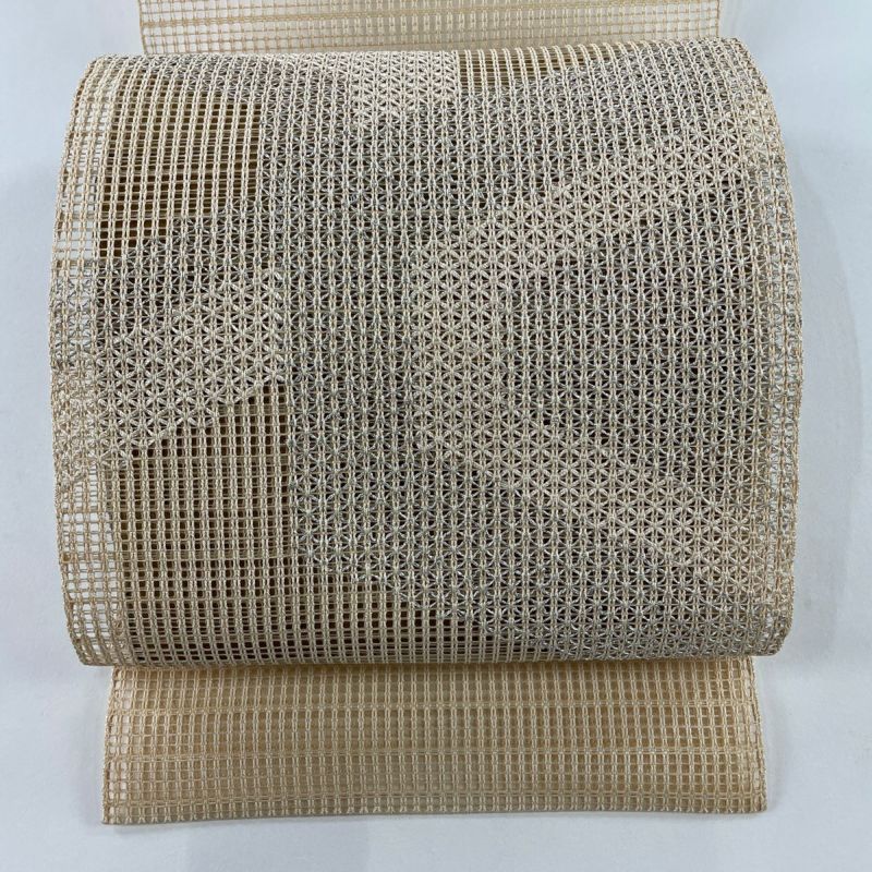 名古屋帯 美品 秀品 夏帯 絽 松葉仕立て 八寸名古屋帯 色紙 霞