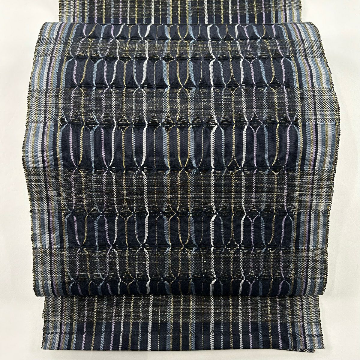 名古屋帯 美品 秀品 証紙あり 八寸名古屋帯 松葉仕立て 博多織