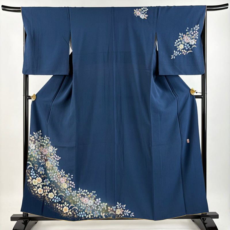Amazon | 着物セット 翠山 辻が花 付下げ訪問着・袋帯 2点