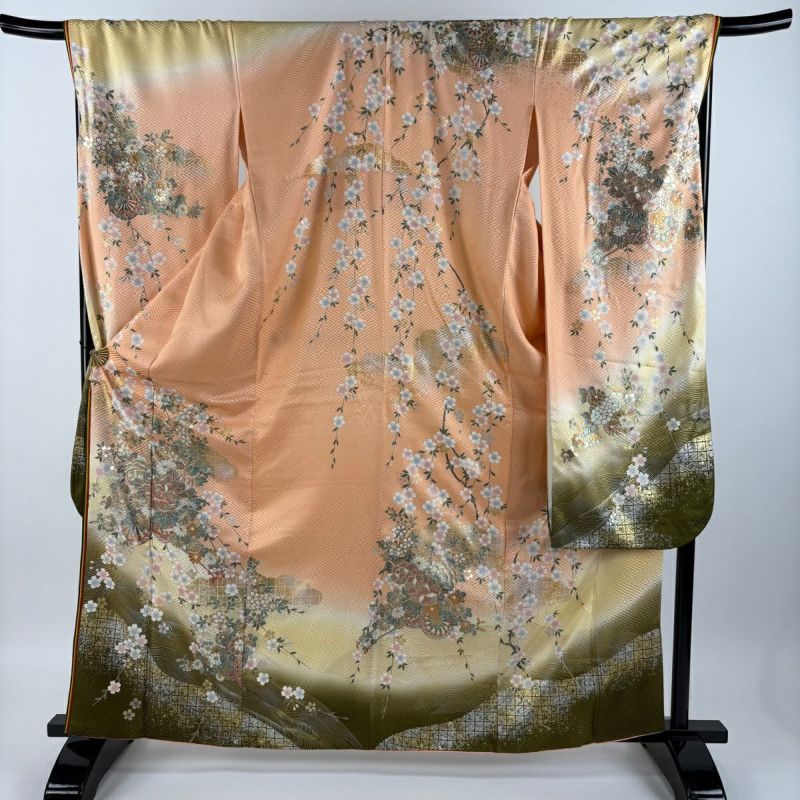 ≪美品≫正絹 振袖のみ【283】【身長155㎝〜165㎝の方用】