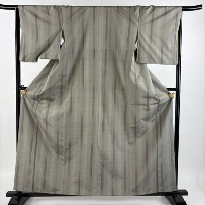 豪華美品残糸大島紬身丈160cm裄丈69cm正絹袷広衿