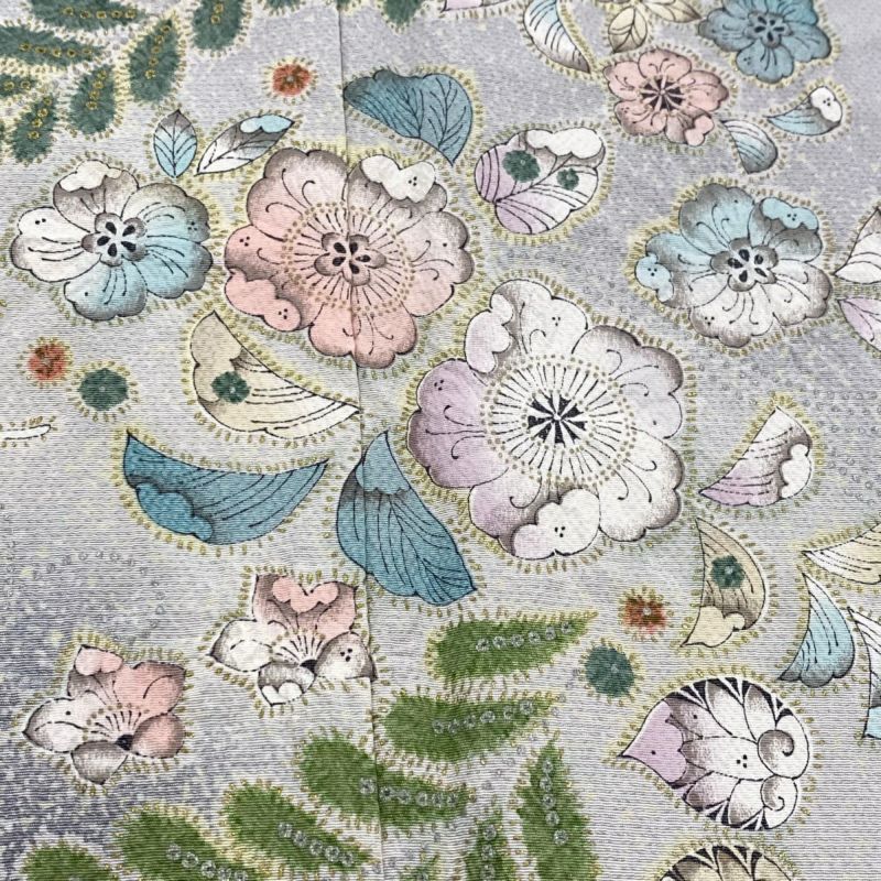 厳選◇夏物◇美品◇駒絽織◇正絹◇辻が花模様◇裄65.5肩丈152Ω
