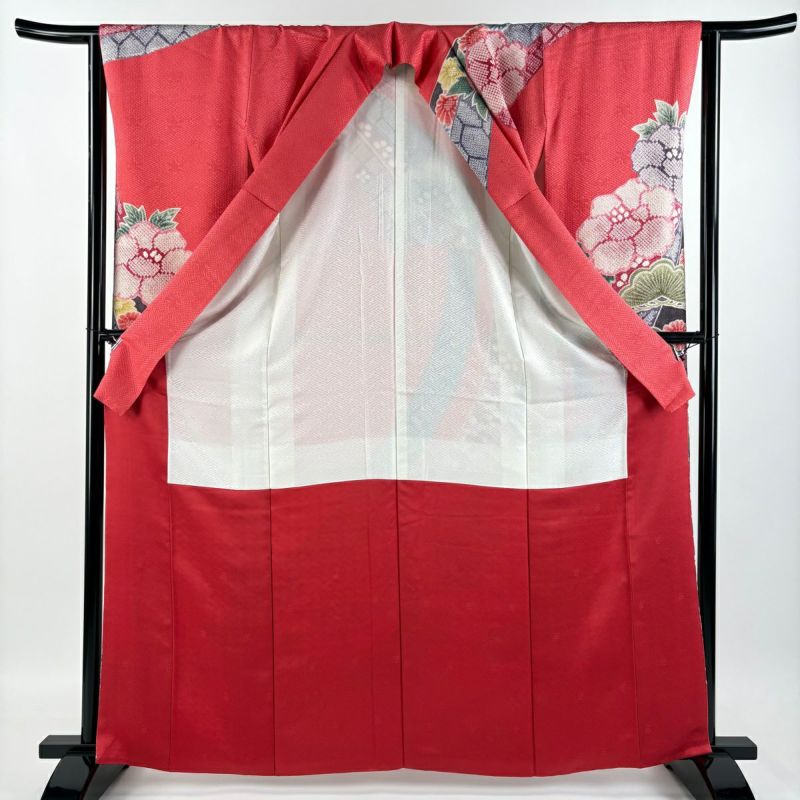 振袖 身丈161.5cm 裄丈64cm 正絹 美品 名品 【中古】の通販 by