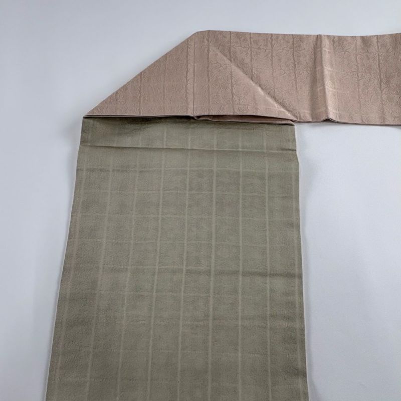 袋帯 煌びやか織出し 美しい加工 正絹 AO-3820