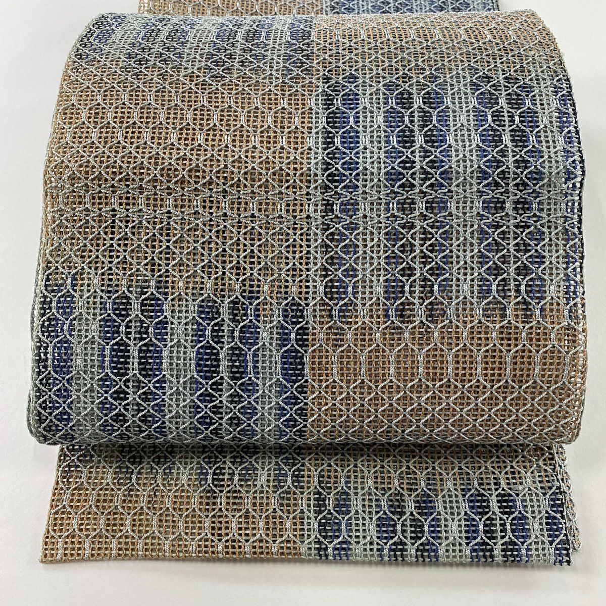 30％OFF 名古屋帯 美品 秀品 夏帯 羅 八寸名古屋帯 松葉仕立て
