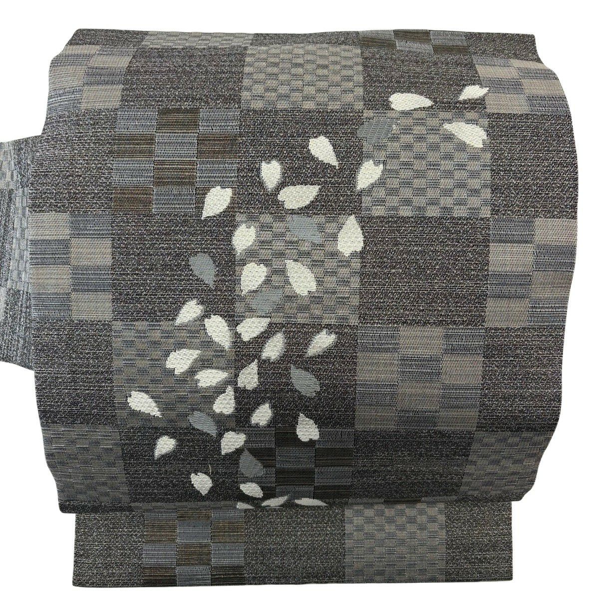 N*a様 1050 華 名古屋帯 ひなや工房 グレー N*a様 1050 華 名古屋帯 ひなや工房 グレー 2025年最新】名古屋帯