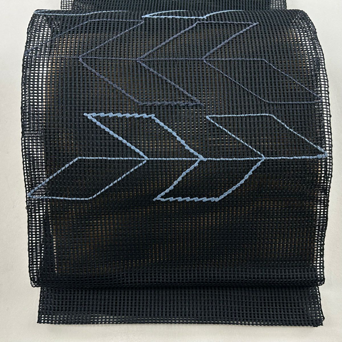 名古屋帯 美品 優品 夏帯 八寸名古屋帯 羅 葡萄唐草 茜色 正絹 名古屋帯 美品 優品 夏帯 八寸名古屋帯 羅 葡萄唐草 茜色 正絹