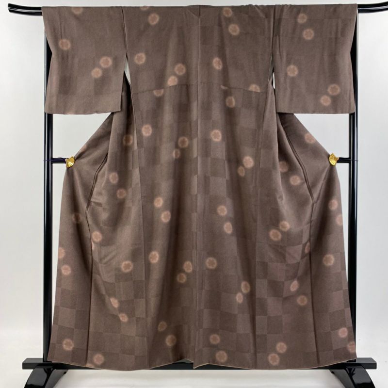 新品❣️正絹 金茶色 小花小紋 小紋 ｜ 中古着物・帯・和装小物 ｜ バイセル オンライン