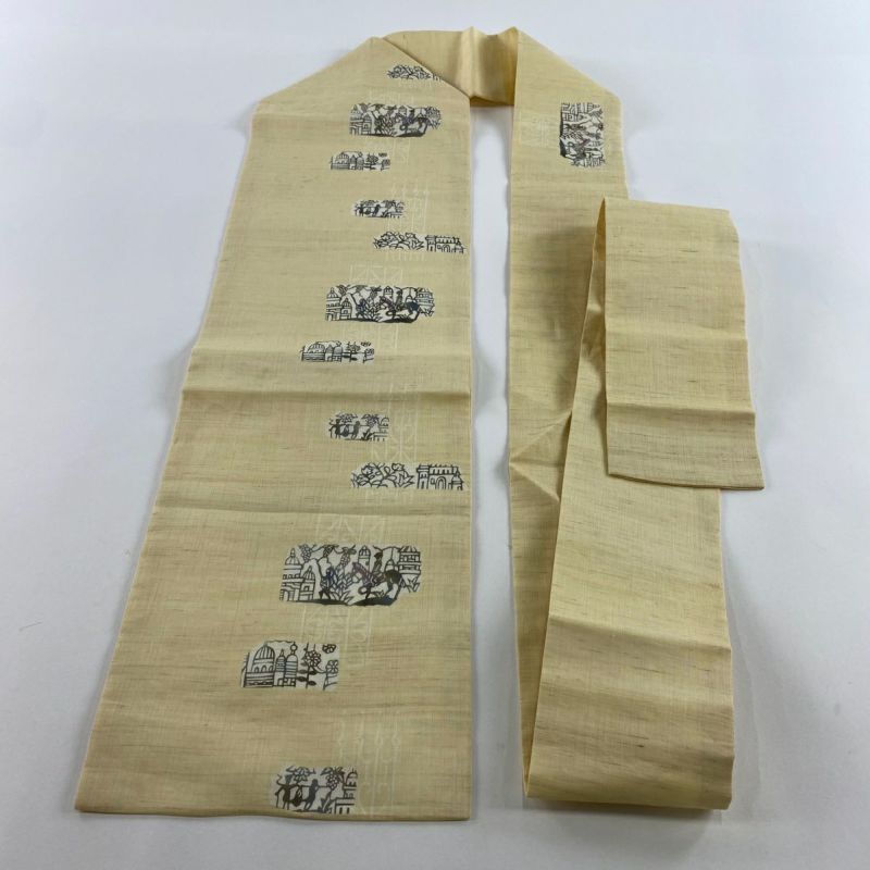 7-46 夏帯 夏物 開き名古屋帯 美品 正絹 着物 楽天市場】名古屋帯 美品 博多織 夏帯の通販