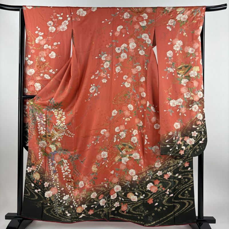 KL1791 振袖 正絹 身丈161.5cm 着物 KL1791 振袖 正絹 身丈161.5cm 着物