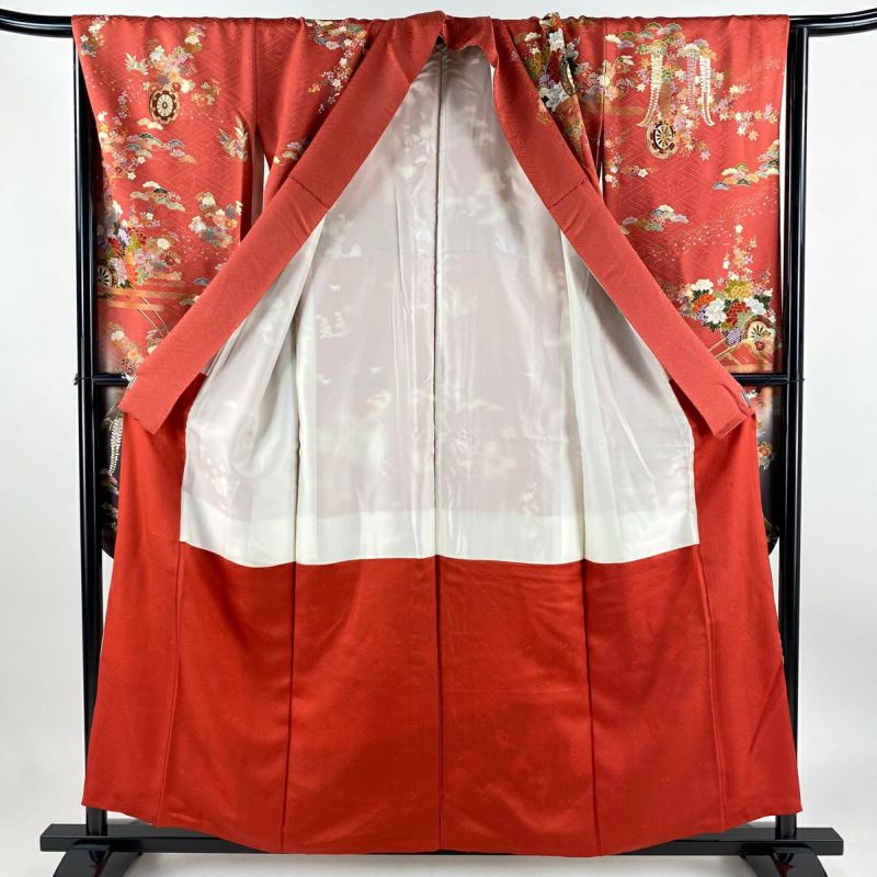振袖　美品　身丈156cm　裄丈64.5cm　成人式　結婚式　正絹　MM59 振袖美品身丈156cm裄丈64.5cm成人式結婚式正絹MM59