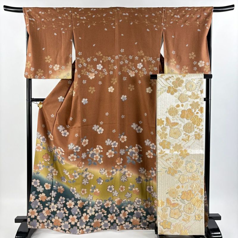 振袖　広衿　袷　金彩　裄長　ロング丈　裄67.5cm　丈162.5cm 振袖 広衿 袷 金彩 裄長 ロング丈 裄67.5cm 丈162.5cm