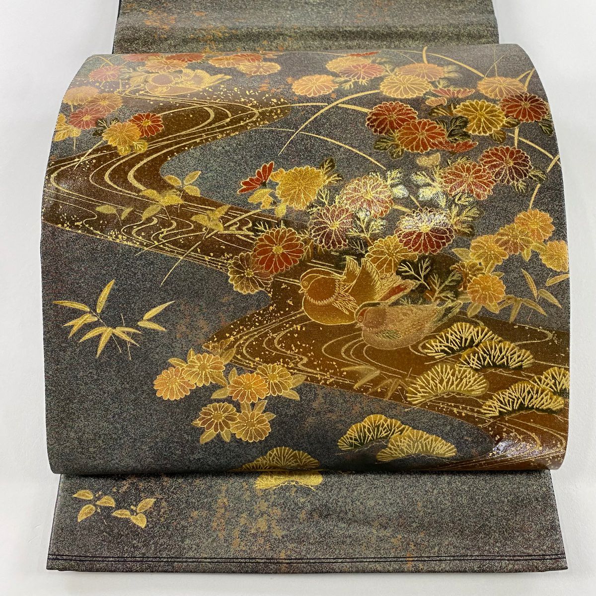 本金箔 袋帯 華飾雪輪文 唐織 上品 六通 U-5215 本金箔 袋帯 華飾雪輪文 唐織 上品 六通 U-5215 着物・浴衣