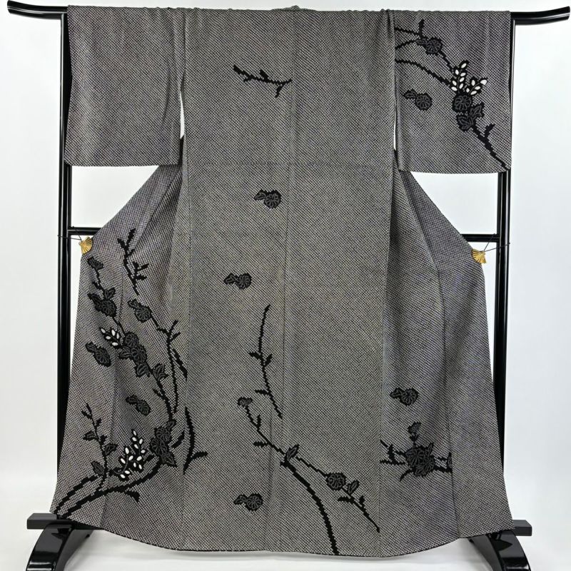 ［3111］訪問着 美品 総絞り 枝花蝶文様 逸品 正絹 着物 袷 taishi様［2279］訪問着 舞花文様 絞り ぼかし染め 正絹 着物 袷