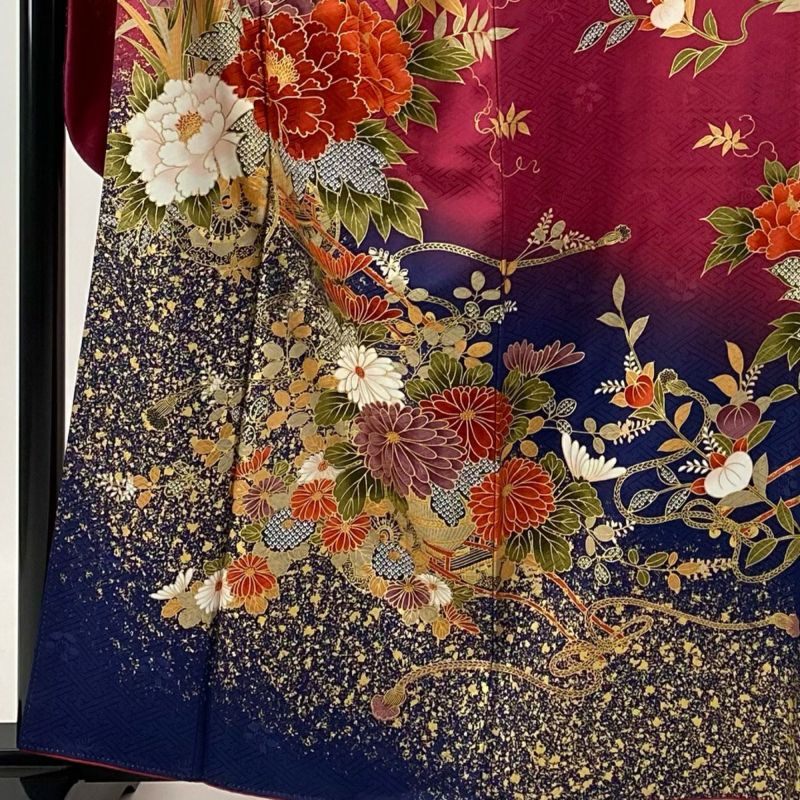 平和屋着物○訪問着 枝桜 金彩 正絹 逸品 DAAW3039fe : 平和屋