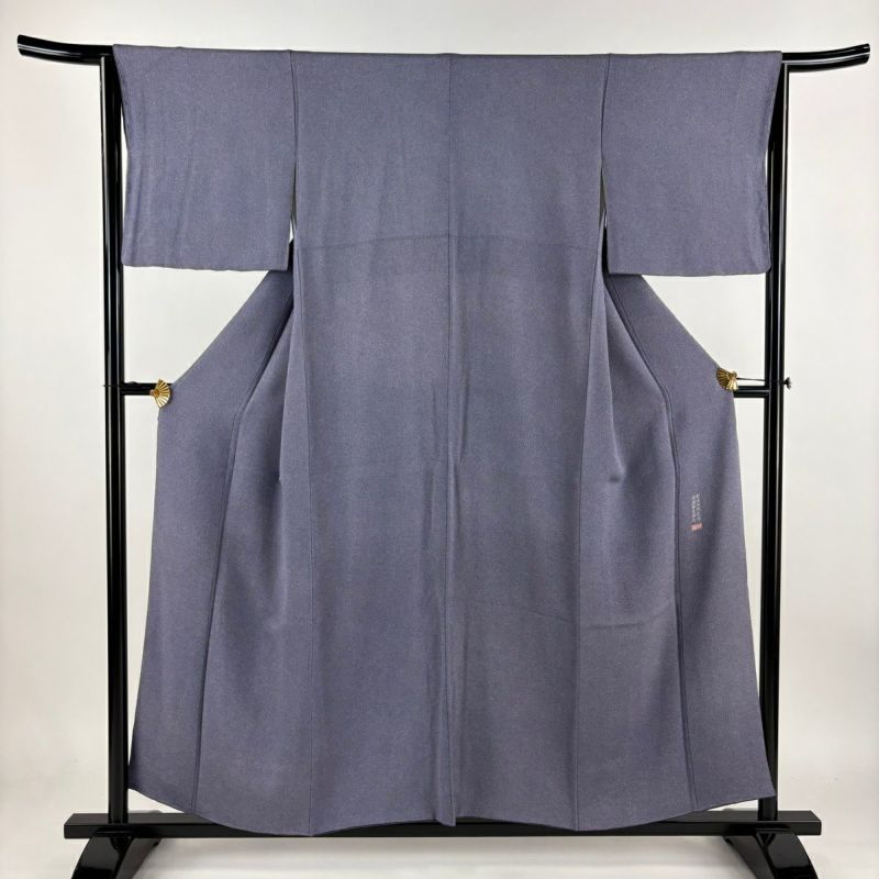 正絹江戸小紋フルセット4点　袷　未使用　新品　美品　名古屋帯付き　身丈158 しつけ付き 大人可愛い 正絹 小紋 フルセット 4点 着物 袷