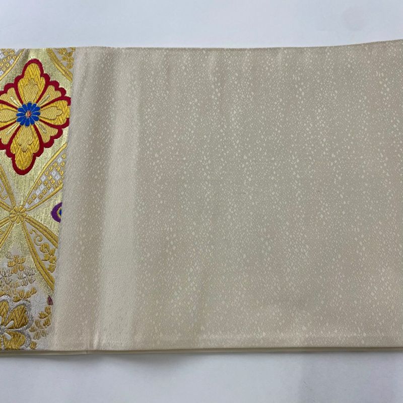 407ag60◎七五三 7歳 全通袋帯 ハーフ成人式 雪輪 金銀糸 唐織◎美品 000000022766-02-l.jpg?t=