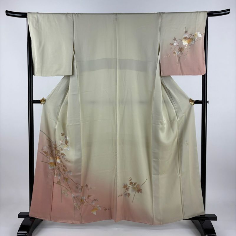 7)着物　袷　付け下げ　風神雷神　正絹　身丈161cm 高額売筋】 7)着物 袷 付け下げ 風神雷神 正絹 身丈161cm 着物