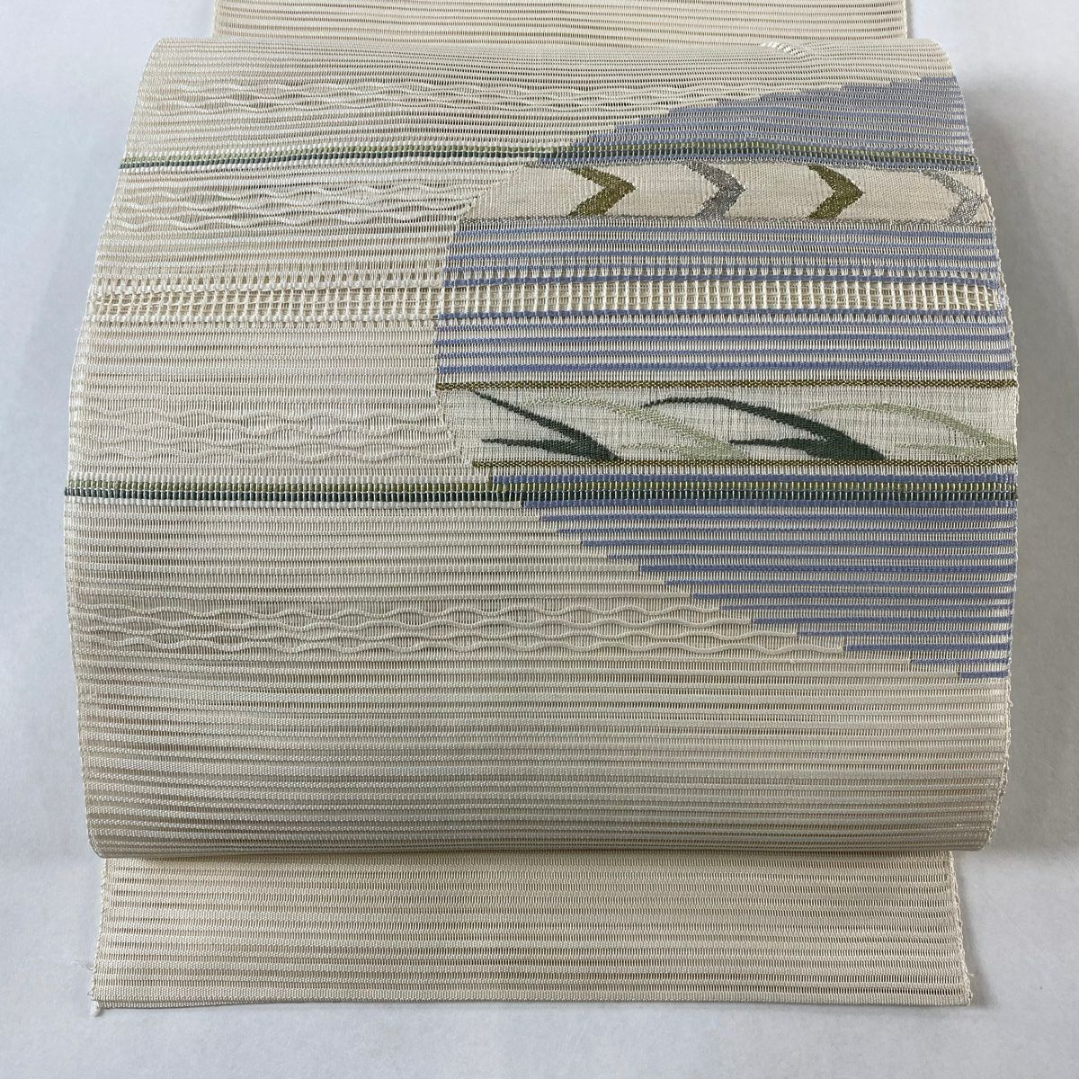 名古屋帯 秀品 夏帯 紗 萩 葉柄 薄紫 正絹|中古・古着 名古屋帯 秀品 夏帯 紗 萩 葉柄 薄紫 正絹|中古・古着