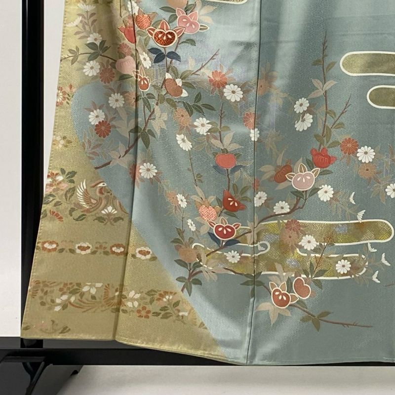 K0678 美品 逸品 上品 京友禅 金彩 正絹 訪問着 となみ 袋帯 セット 楽天市場】【新古品】 袋帯 京都 西陣 となみ織物 となみ帯
