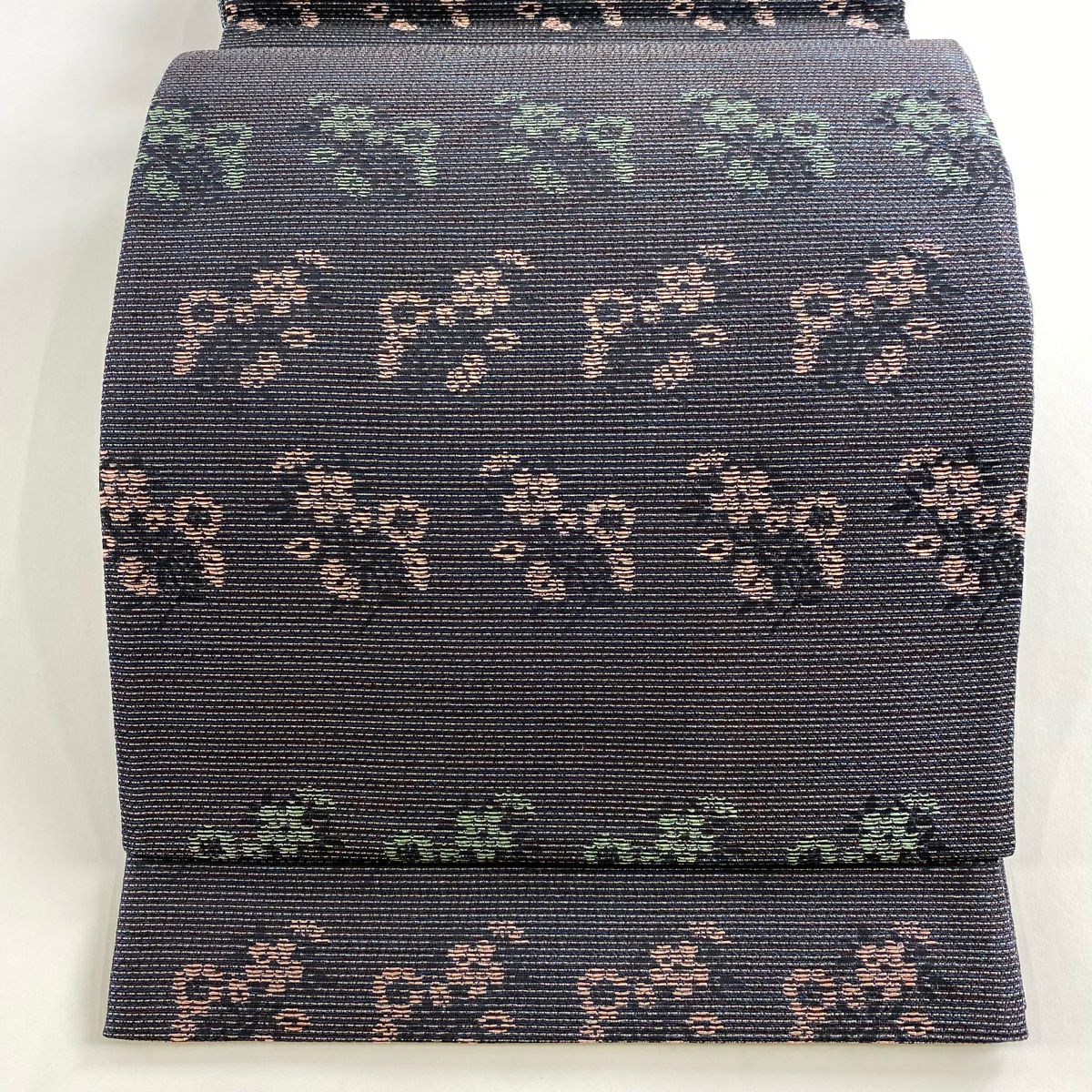 袋帯 美品 名品 六通 正絹 袋帯 美品 秀品 やまと 雪輪 桜 金糸