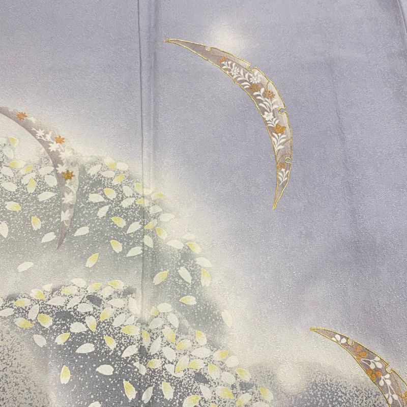 長襦袢 梅の花模様 乳白色 しつけ糸 J-264 名古屋帯 塩瀬 型染 向かい鶴 乳白色 しつけ糸 O-5294 - メルカリ