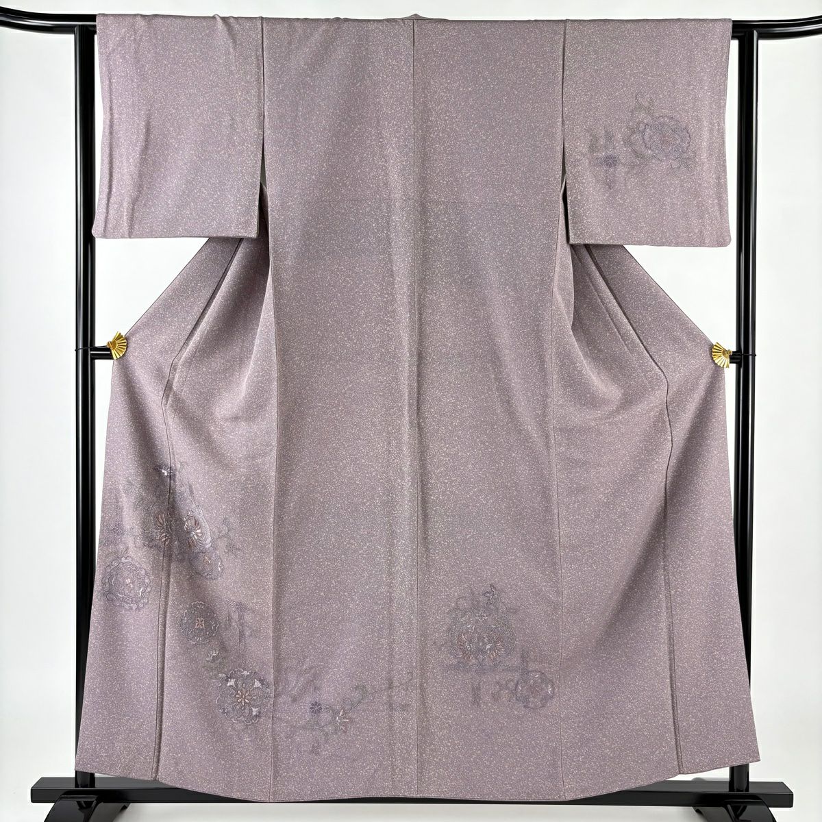袋帯 秀品 向鳥 華文 金銀糸 箔 金色 六通 正絹｜中古・古着